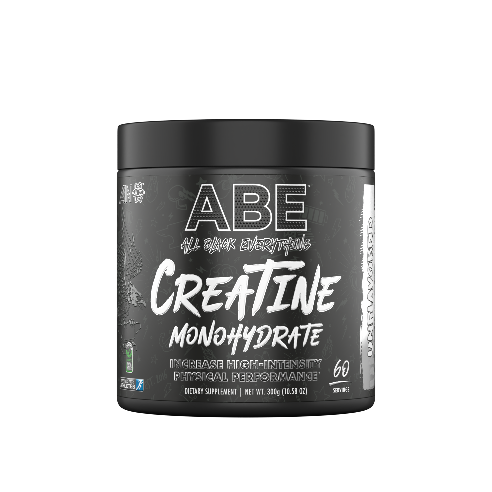 Unflavored Creatine Monohydrate 300g (10.58oz) - 60 servings