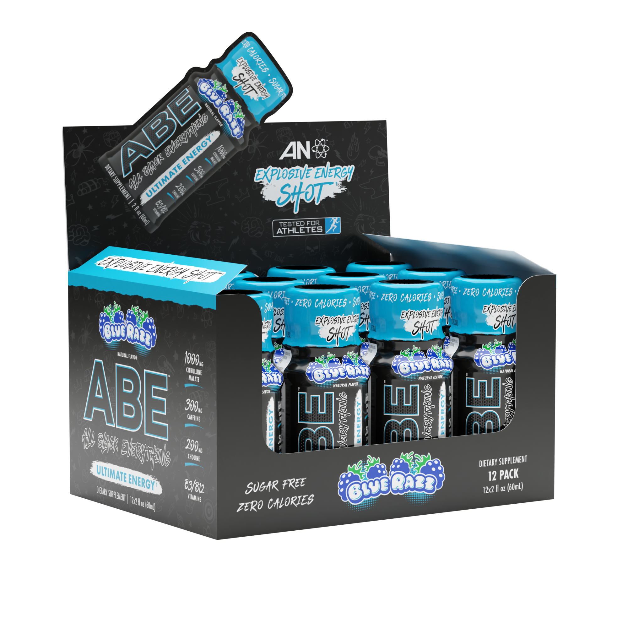 ABE Ultimate Energy Shots - 12 x 60ml