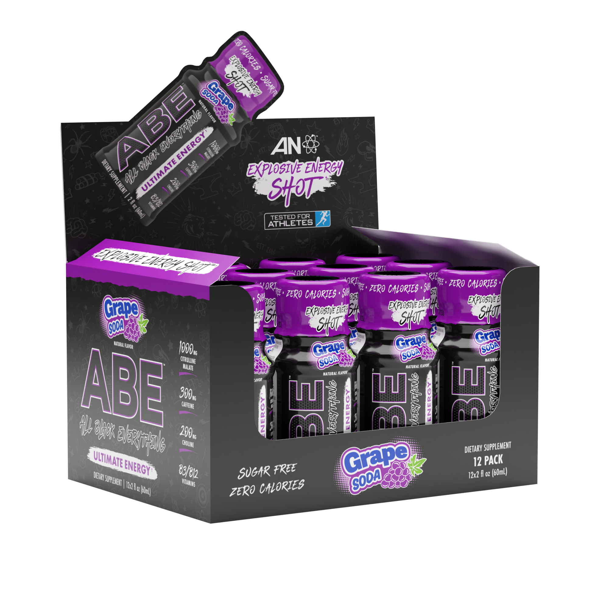 ABE Ultimate Energy Shots - 12 x 60ml